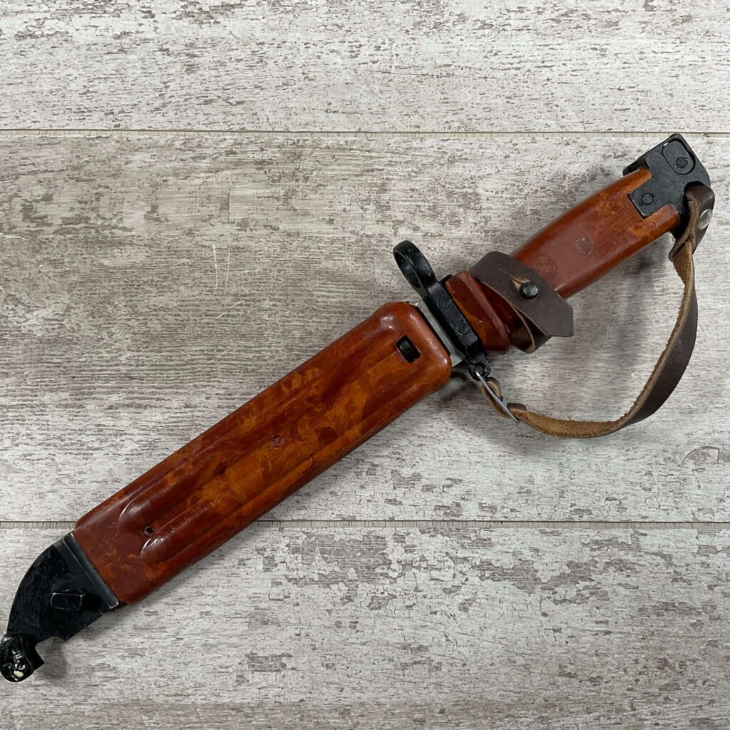 BULGARIAN RED AKM BAYONET KNIFE