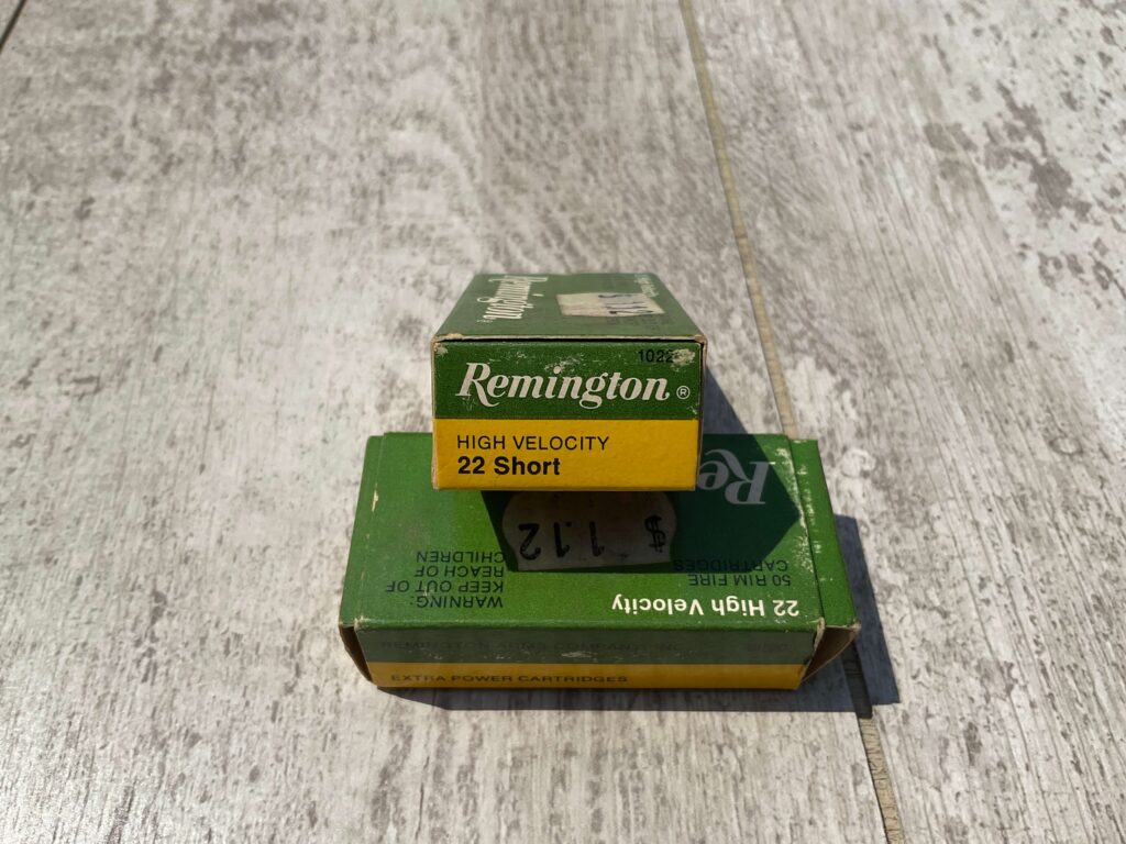 HOLMES, AMMO,REMINGTON, 22 SHORT, 22 HIGH VELOCITY, 1022, 50/BOX