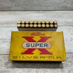 WINCHESTER 358 WIN. SUPER X SILVERTIP 200 GRAIN EXPANDING BULLET QTY 19, VINTAGE #3-08591-BDH