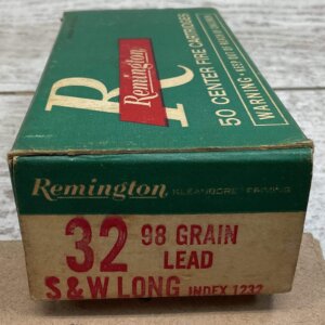REMINGTON 32 S&W LONG 98 GRAIN LEAD VINTAGE, QTY 38 #3-08654-BDH