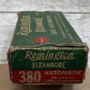 REMINGTON 380 AUTOMATIC KLEANBORE 95 GRAIN METAL CASE BULLET QTY 42 #3-08681-BDH