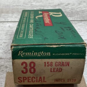 REMINGTON 38 SPECIAL 158 GRAIN QTY 50 #3-08684-BDH