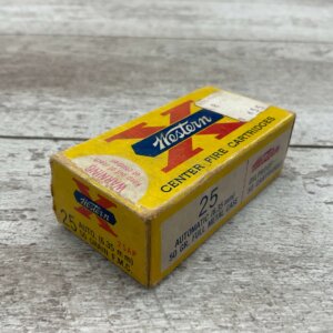 WESTERN 25 AUTO 50 GRN FMC AMMO, VINTAGE #4-02035-PF