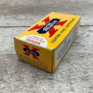 WESTERN 25 AUTO 50 GRN FMC HP AMMO, VINTAGE #4-02036-PF
