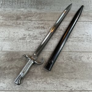 MODELO ARGENTINO MAUSER M1891 BAYONET SWORD W/SCABBARD, WWI #4-03014-BA