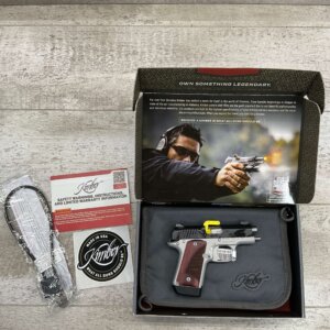 KIMBER MICRO 9 TWO-TONE ROSEWOOD 9MM SEMI-AUTO PISTOL, NEW IN BOX #4-07504-PF