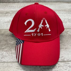 2ND AMENDMENT 1791 PATRIOTIC RED HAT #4-08602-PF