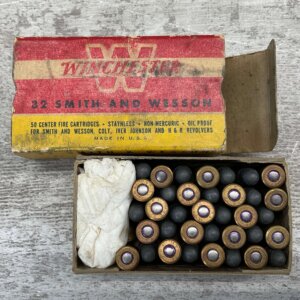 WINCHESTER 32 S&W 85 GR. LEAD BULLET, VINTAGE, QTY 36 #4-11611-RS