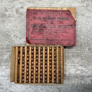 WINCHESTER 1878 NO. 2 IMPROVED PRIMER, QTY 82, RARE, VINTAGE #5-01011-PF