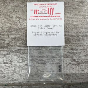 RUGER SA REVOLVER BASE PIN LATCH SPRING, EXTRA POWER #5-01034-3-PF