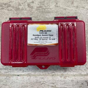 PLANO AMMO CASE FOR .38-.357 MAG, ROSE & BLACK, NEW #5-01066-PF