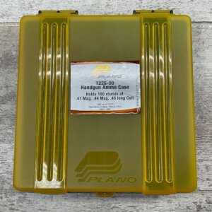 PLANO AMMO CASE FOR .44 MAG/.45L COLT, 100 ROUNDS, NEW #5-01067-PF