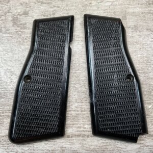 FN / BROWNING P35 HI POWER BLACK PLASTIC GRIPS, LATE WAR #5-02121-PF