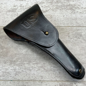 US WW2 1911 BLACK HOLSTER MARKED SEARS 1942 #5-03057-PF