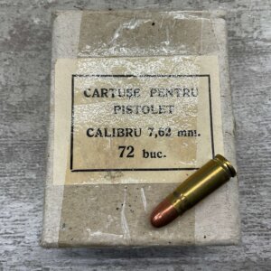 ROMANIAN TOKAREV 7.62X25MM AMMO, 72RDS #5-06025-PF