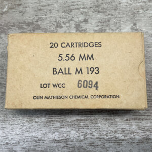 M193 5.56 MM BALL AMMUNITION, FULL BOX #5-05044-PF