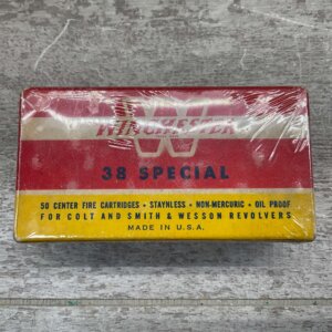 WINCHESTER 38 SPECIAL 158 GR. VINTAGE (1950'S) AMMO #5-06121-PF