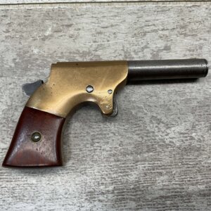 J.C. TERRY .22RF SINGLE SHOT DERRINGER POCKET PISTOL, ANTIQUE & RARE #5-05888-AG
