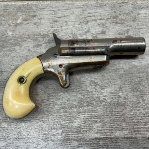 COLT 3RD MODEL .41RF DERRINGER SINGLE SHOT PISTOL, ANTIQUE W/ IVORY GRIPS #5-05893-AG
