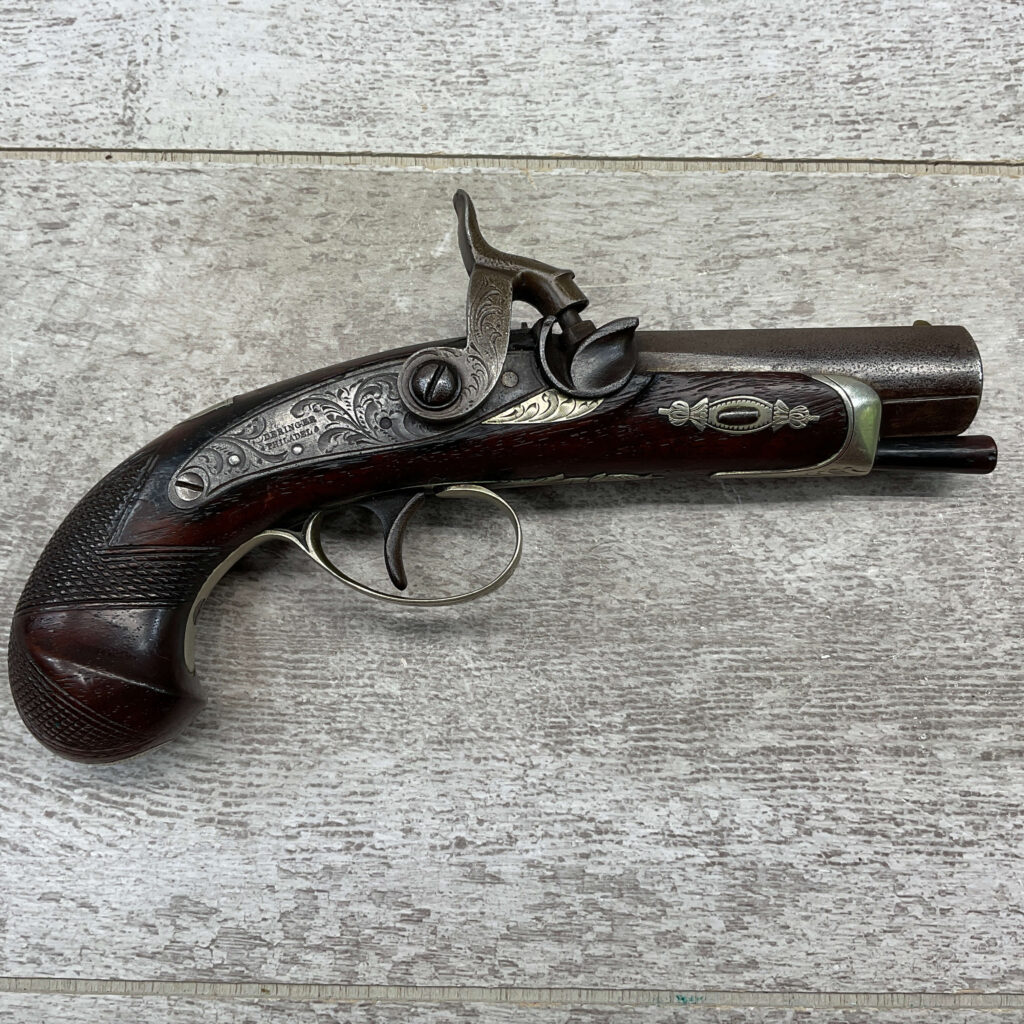 DERINGER PHILADELPHIA .45 CAL PERCUSSION PISTOL, ANTIQUE #5-05948