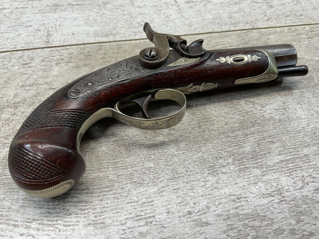 DERINGER PHILADELPHIA .45 CAL PERCUSSION PISTOL, ANTIQUE #5-05948