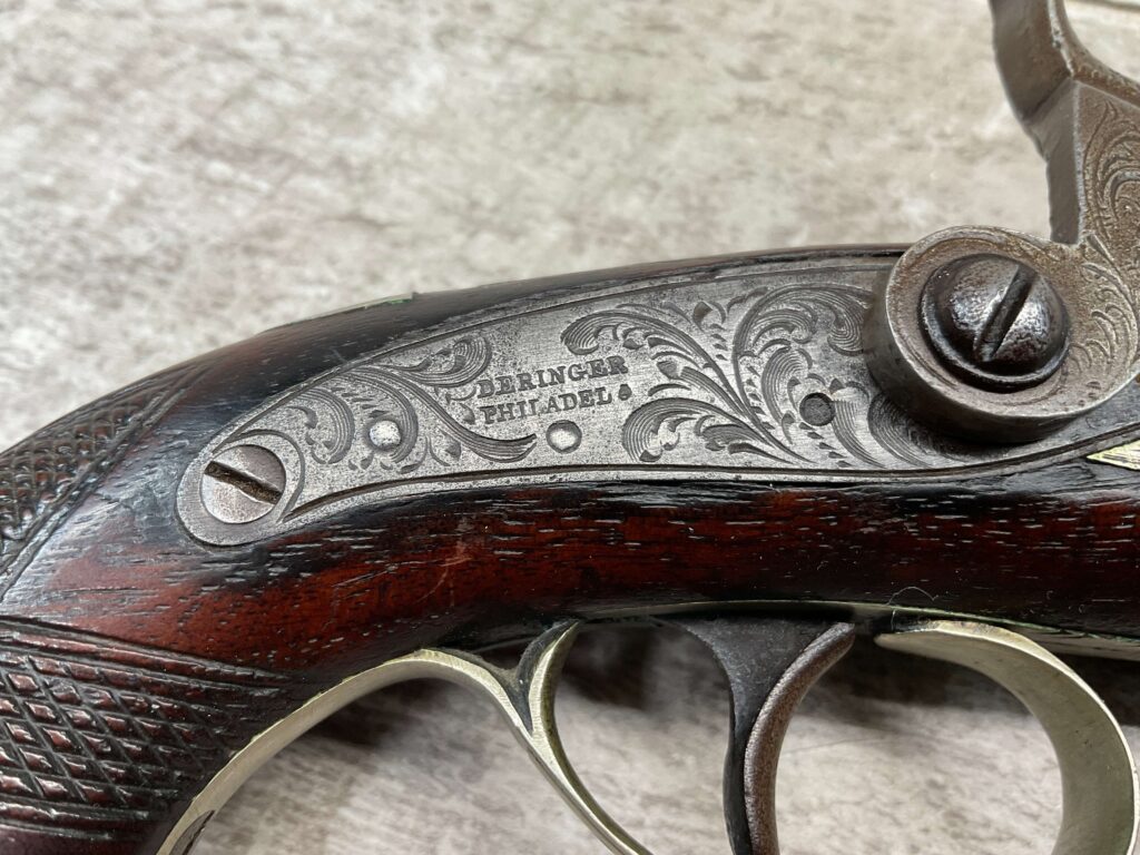 DERINGER PHILADELPHIA .45 CAL PERCUSSION PISTOL, ANTIQUE #5-05948