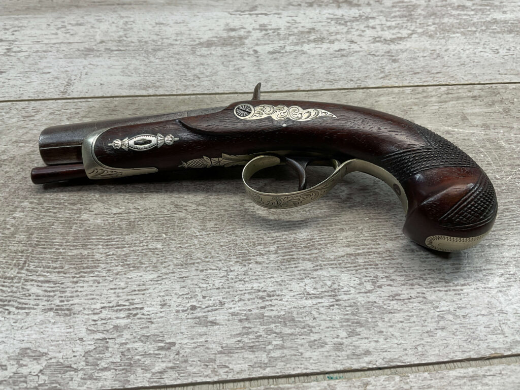 DERINGER PHILADELPHIA .45 CAL PERCUSSION PISTOL, ANTIQUE #5-05948