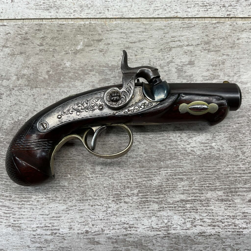 DERINGER PHILADELPHIA .40CAL DERINGER PERCUSSION PISTOL, ANITIQUE #5-05943