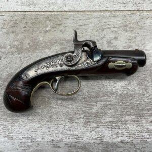 DERINGER PHILADELPHIA .40CAL DERINGER PERCUSSION PISTOL, ANITIQUE #5-05943