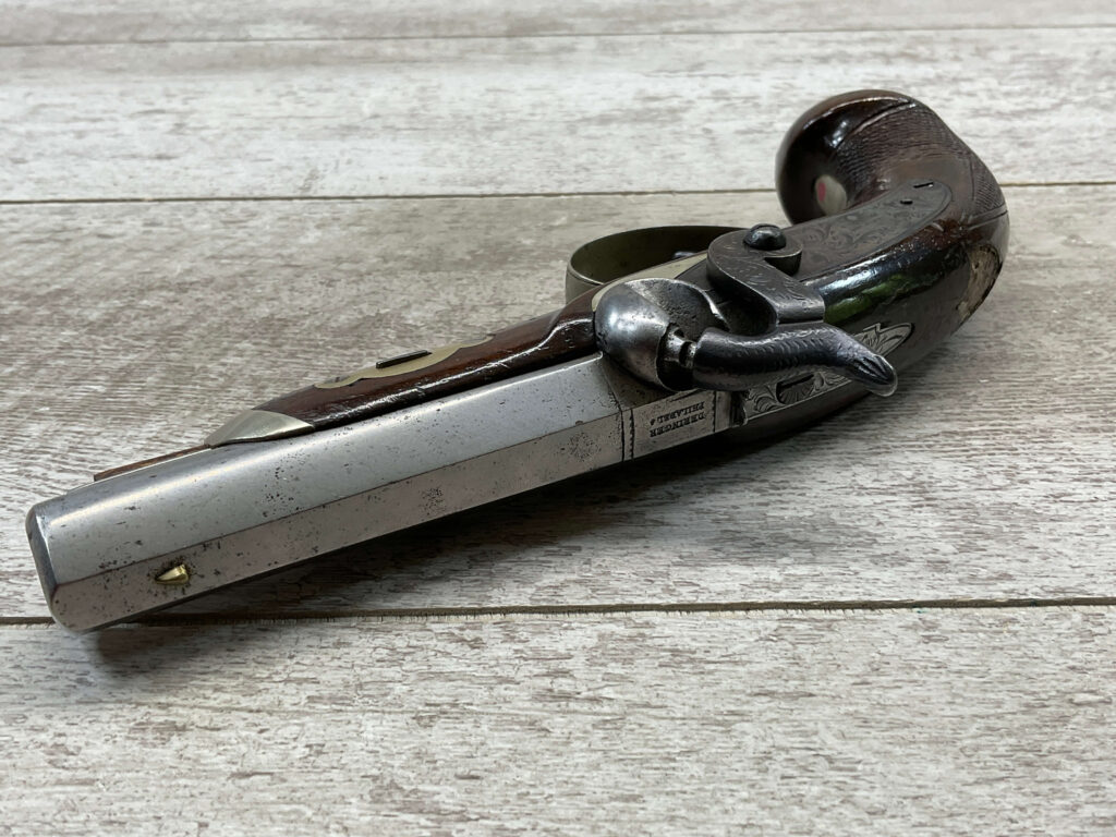 DERINGER PHILADELPHIA .45 CAL PERCUSSION PISTOL, ANTIQUE #5-05949
