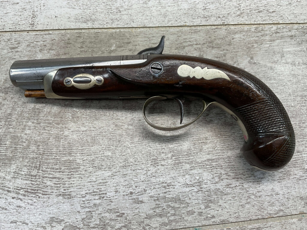 DERINGER PHILADELPHIA .45 CAL PERCUSSION PISTOL, ANTIQUE #5-05949