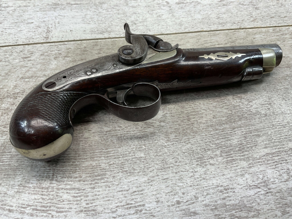 FIELD & LANGSTROTH DERINGER PHILADELPHIA .40 CAL PERCUSSION PISTOL, ANTIQUE #5-05950