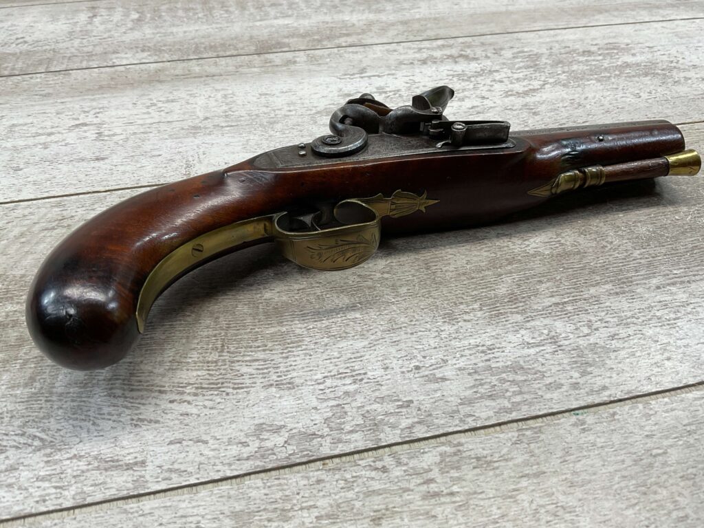 FROST & SONS FLINTLOCK .65CAL PISTOL, ANTIQUE #5-05952
