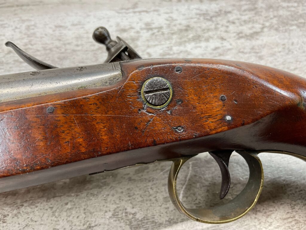 FROST & SONS FLINTLOCK .65CAL PISTOL, ANTIQUE #5-05952