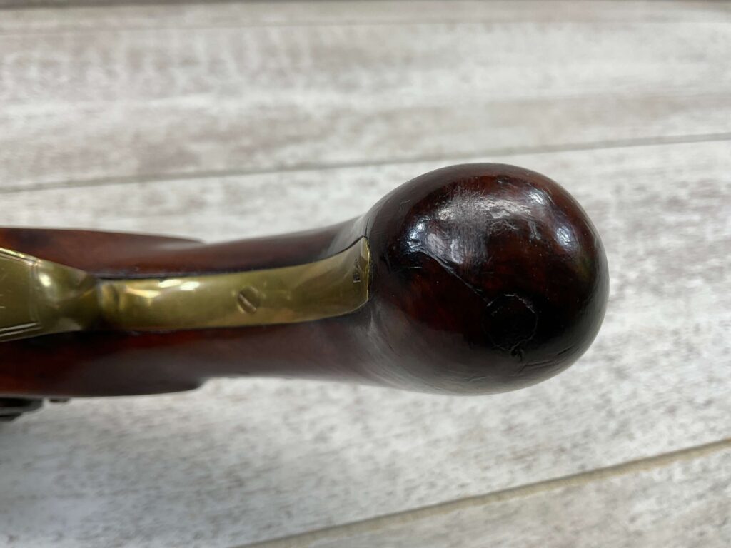 FROST & SONS FLINTLOCK .65CAL PISTOL, ANTIQUE #5-05952