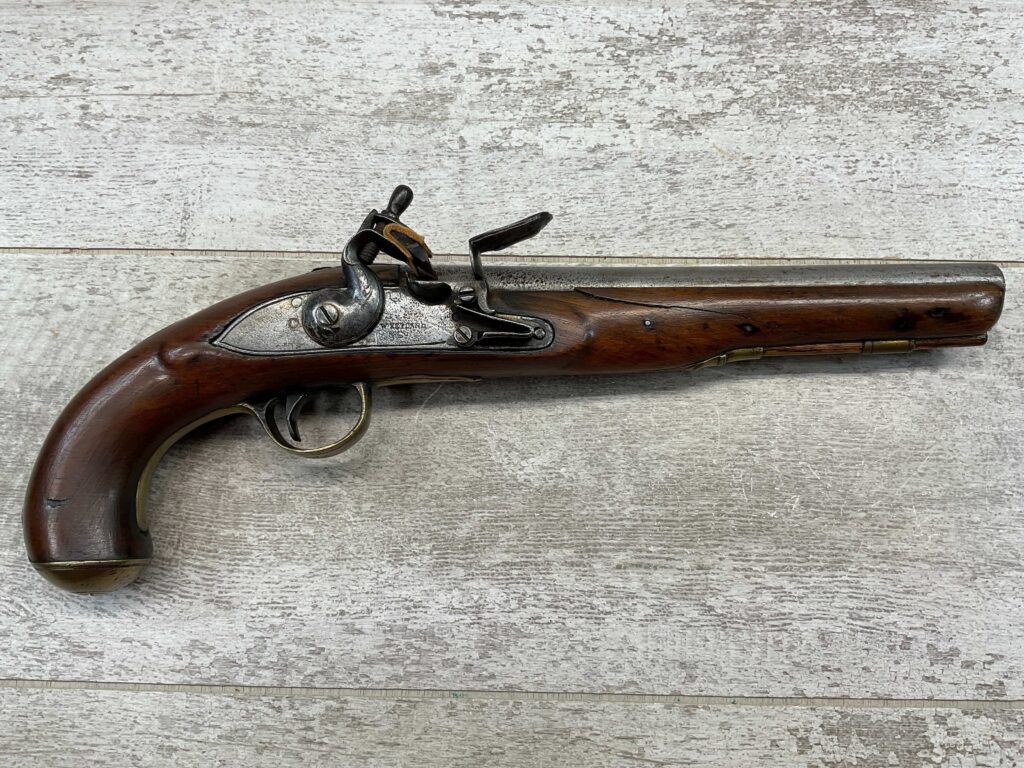 W. KETLAND & CO. LONDON DRAGOON .54 CAL FLINTLOCK PISTOL, ANTIQUE #5-05954