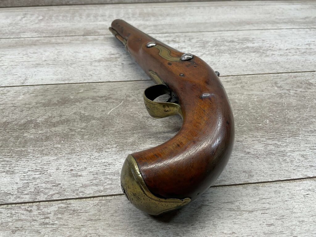 W. KETLAND & CO. LONDON DRAGOON .54 CAL FLINTLOCK PISTOL, ANTIQUE #5-05954