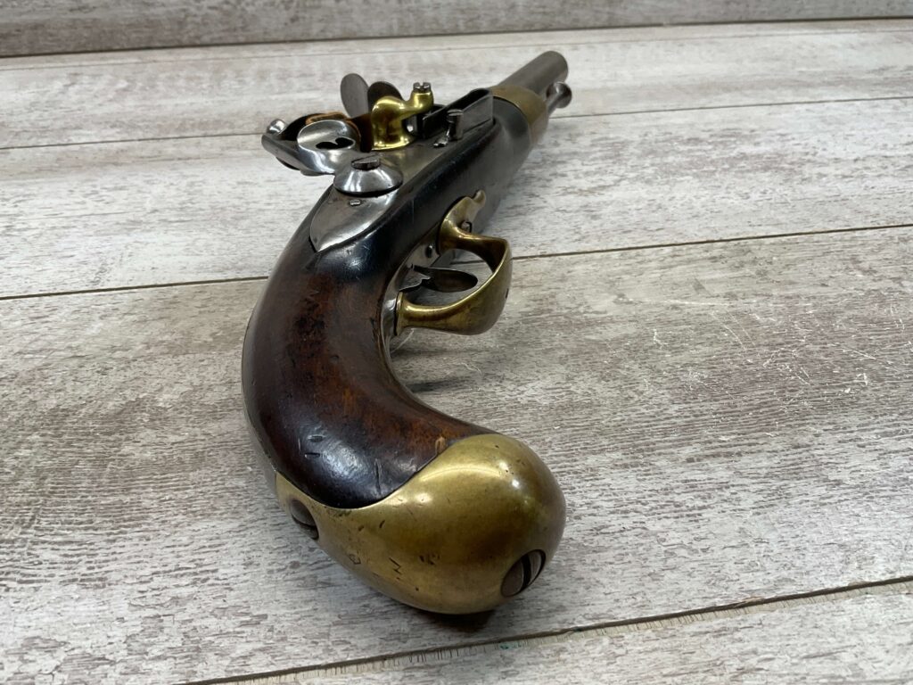 ENGLISH COMMON FLINTLOCK .69 CAL PISTOL, ANTIQUE #5-05956