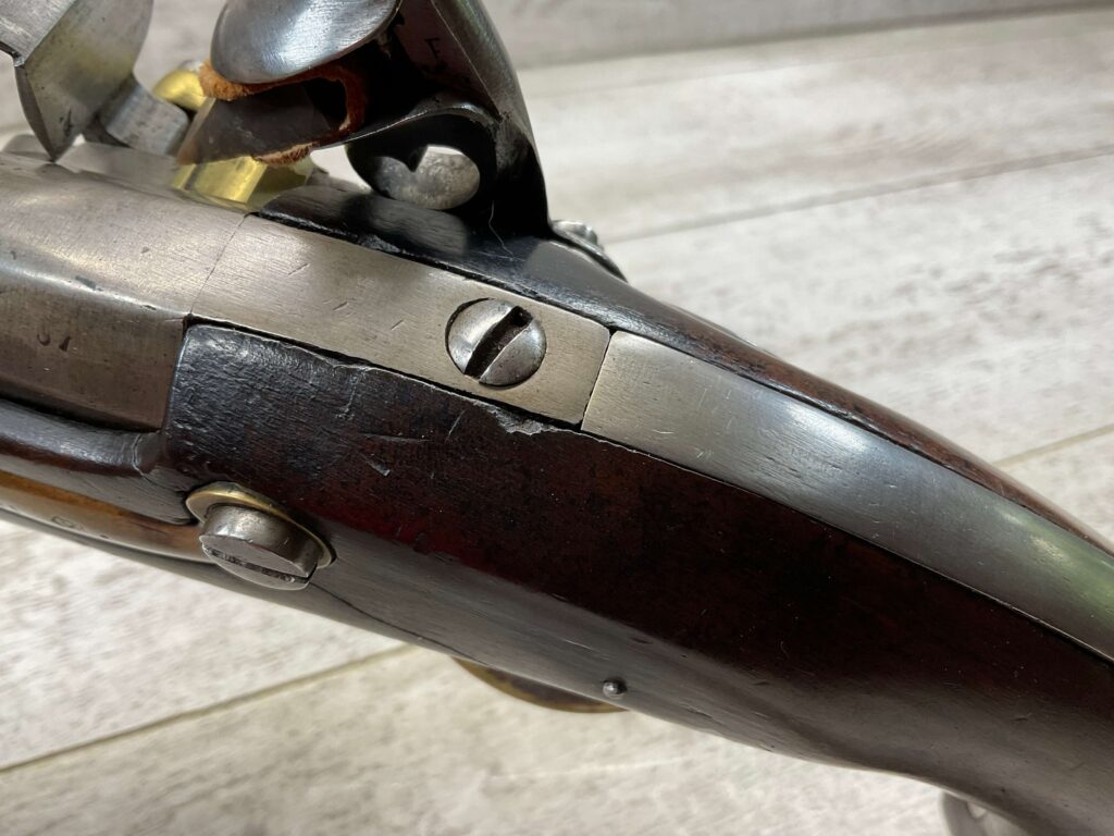 ENGLISH COMMON FLINTLOCK .69 CAL PISTOL, ANTIQUE #5-05956