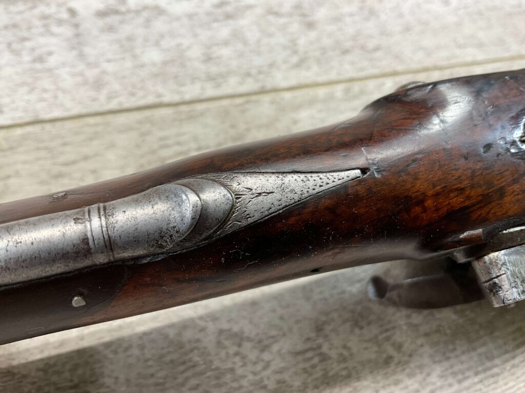 MORTIMER LONDON OVERCOAT FLINTLOCK .58 CAL PISTOL, ANTIQUE #5-05960