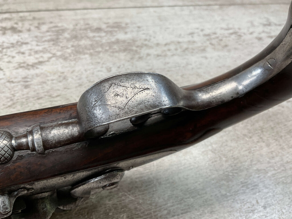 MORTIMER LONDON OVERCOAT FLINTLOCK .58 CAL PISTOL, ANTIQUE #5-05960