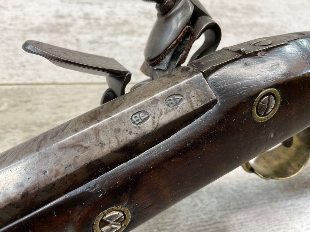 HENSHAW CAMBRIDGE FLINTLOCK .57 CAL PISTOL, ANTIQUE #5-05963