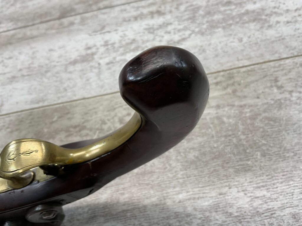 HENSHAW CAMBRIDGE FLINTLOCK .57 CAL PISTOL, ANTIQUE #5-05963