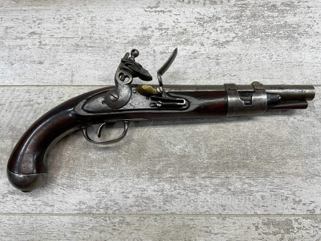 EAST INDIA CO. 1813 FLINTLOCK .69 CAL PISTOL, ANTIQUE #5-05965