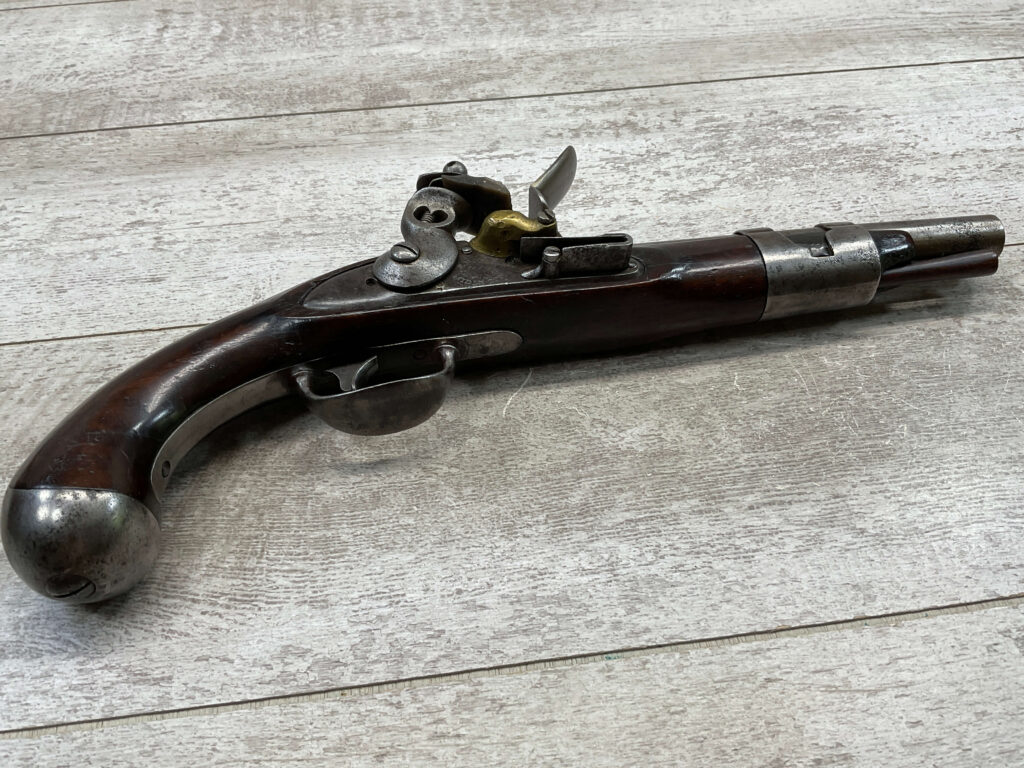 U.S. 1813 S. NORTH MILITARY FLINTLOCK .54 CAL PISTOL, ANTIQUE #5-05966
