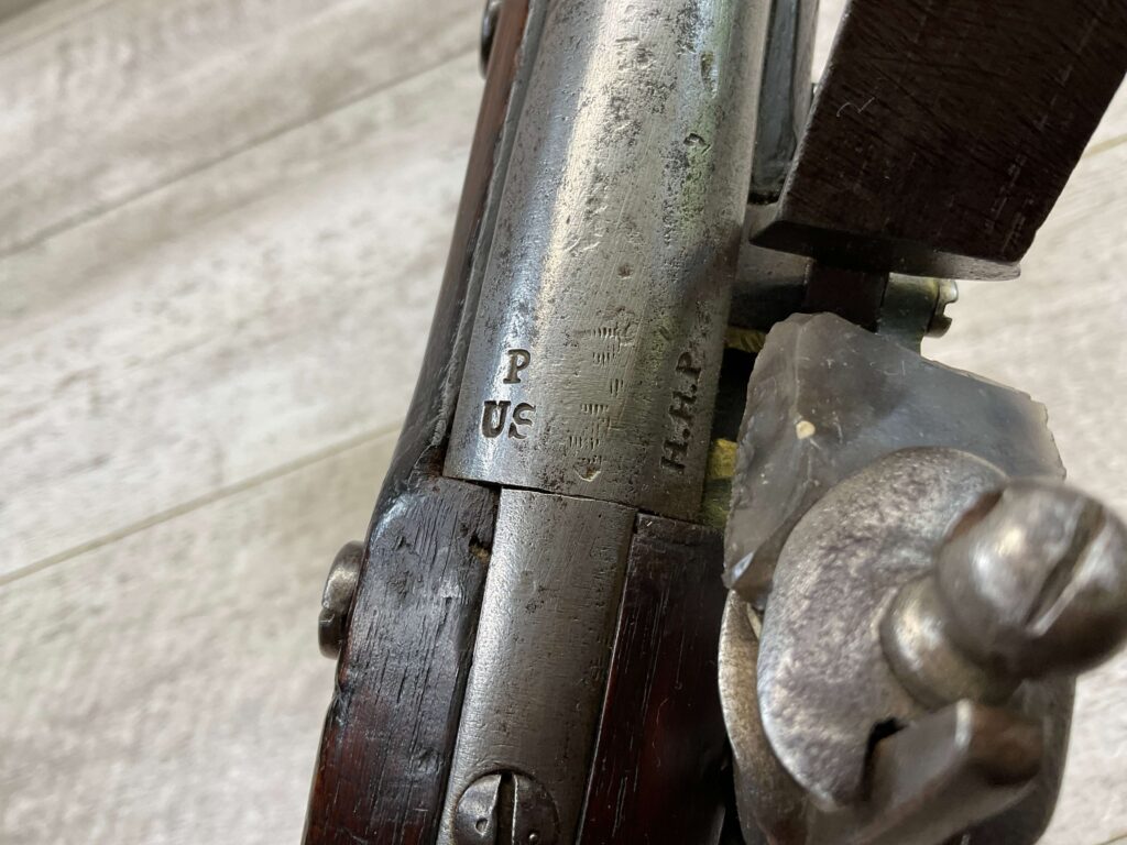 U.S. 1813 S. NORTH MILITARY FLINTLOCK .54 CAL PISTOL, ANTIQUE #5-05966