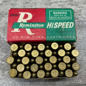 REMINGTON .22 LR HI SPEED KLEANBORE INDEX 1522, FULL BOX, VINTAGE #5-03441-BA