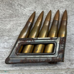 HUNGARIAN 1938 MANNLICHER AMMO, 8X56MMR, VINTAGE #5-03454-BA