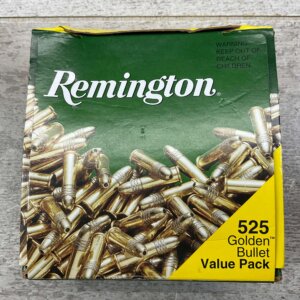 REMINGTON 525 GOLDEN BULLET VALUE PACK 22 LR AMMO, FULL BOX #5-03481-BA