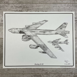BOEING B-52 11X14 PRINT #BOEINGB52-25